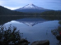 Mt. Hood and Trillium Lake
as the light faded away.