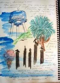 Sketchbook impressions of
Southport, NC 